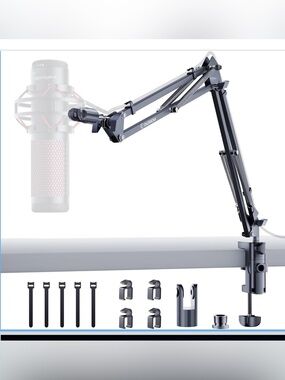 upgraded mic arm stand 1.8Kg heavy duty boom arm for hyperX quad cast